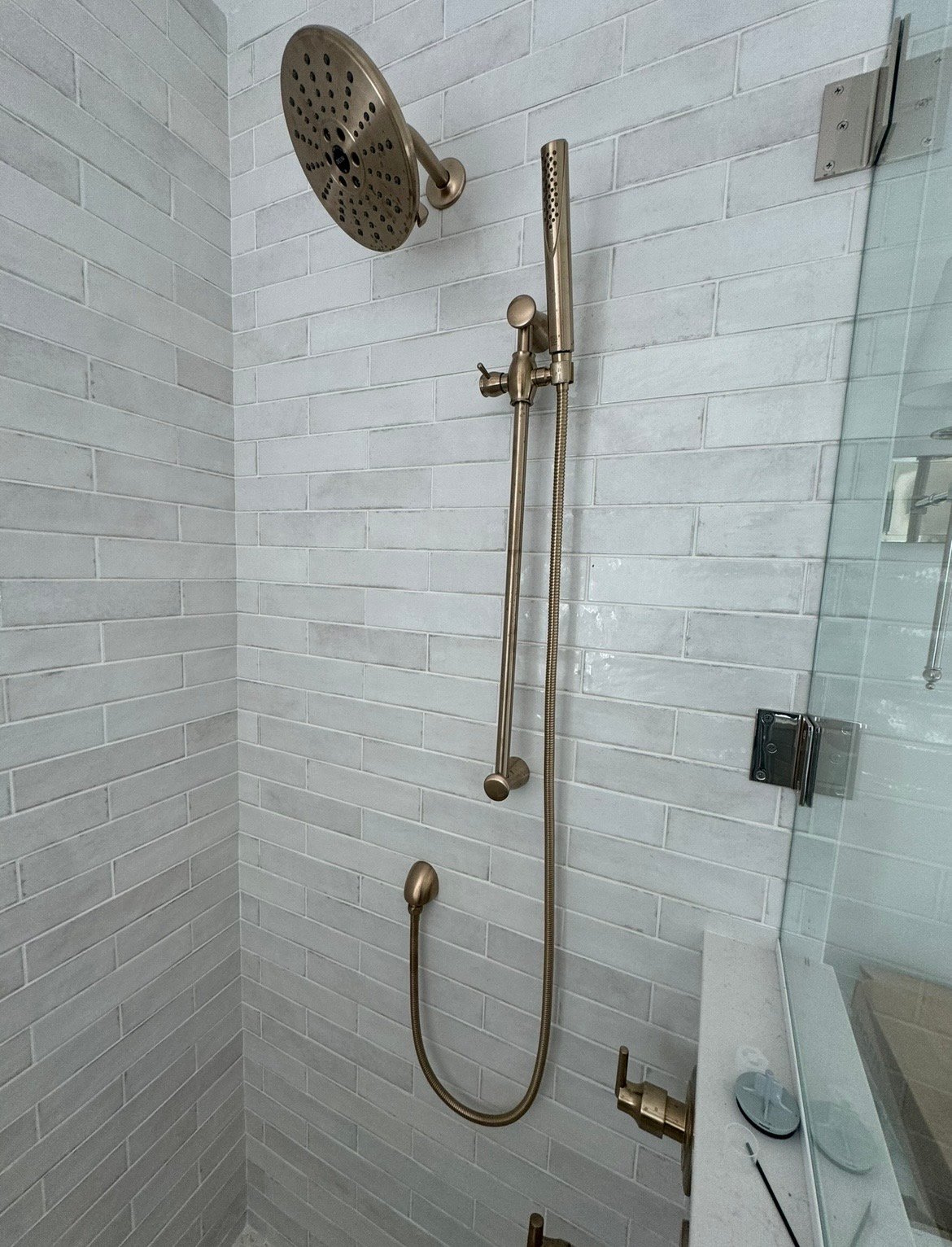 Commercial shop heating and plumbing rough-in